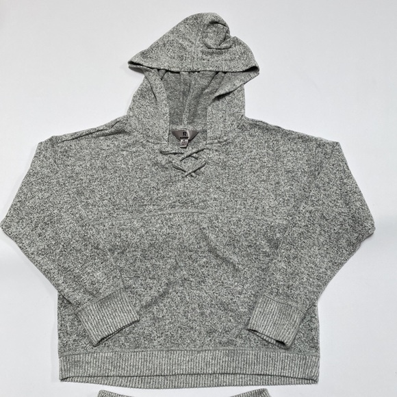 Runway Grey Hoodie and Shorts Coordinates Set - Picture 2 of 5